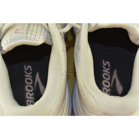Brooks Ghost Max 2 Women Shoes Size 10 White Athletic Running Sneakers - Picture 10 of 11